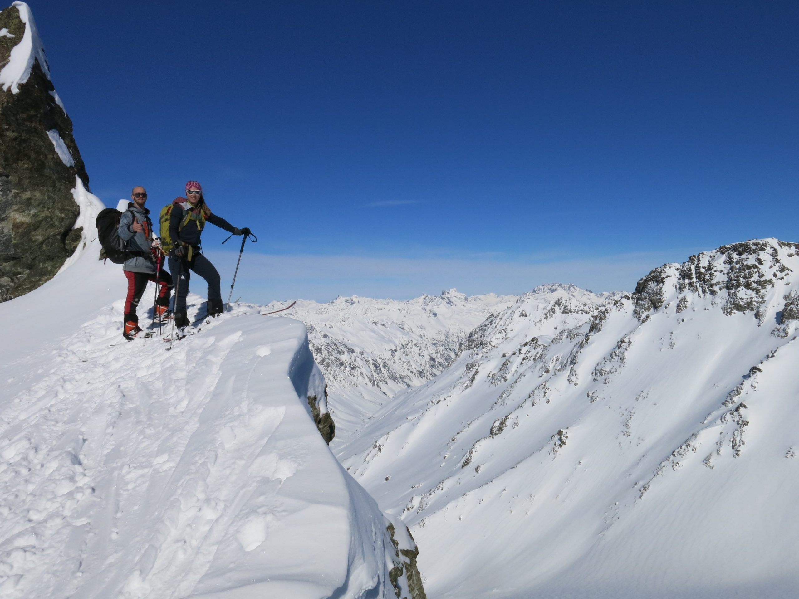 Chalaunspitze - ab hier geht´s bergab