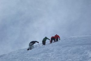 die letzten Schritte zum Piz Palü