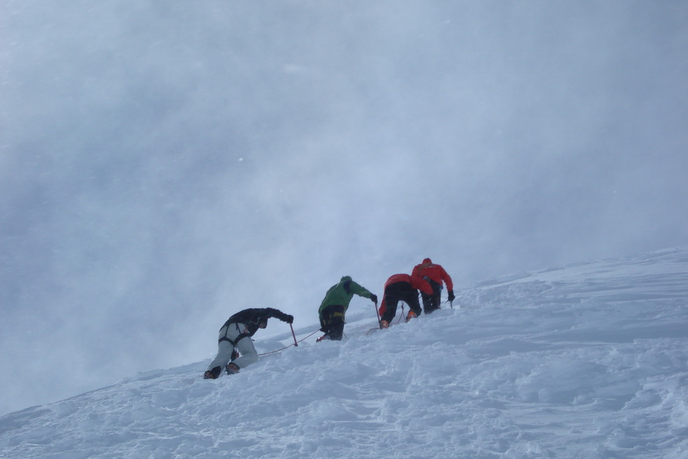die letzten Schritte zum Piz Palü