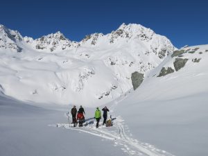kurze Rast am Weg zur Jamspitze
